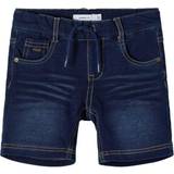 Name It Sweat Denim Shorts - Blue/Dark Blue Denim (13185527)