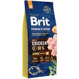 Frisk foder Kæledyr Brit Premium by Nature Junior M 15kg
