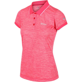30 - 32 - Dame Overdele Regatta Remex II Polo T-shirt - Neon Pink