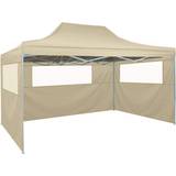 Telt pavillon vidaXL Foldable Tent with 3 Walls 3x4.5 m