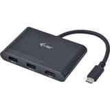 I-TEC Kabler I-TEC USB C-HDMI/2USB A M-F Adapter