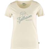 Fjällräven Dame T-shirts & Toppe Fjällräven Sunrise T-Shirt W - Chalk White