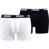 Puma Herre Underbukser Puma Basic Men's Boxers 2-pack - White/Black