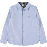 Blå Skjorter Børnetøj Name It Cotton Shirt - Blue/Campanula (13169166)