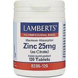 Lamberts Vitaminer & Mineraler Lamberts Zinc 25mg 120 stk