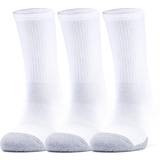 Hvid - Mesh Strømper Under Armour Heatgear Crew Socks 3-pack Unisex - White/ Steel
