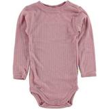1-3M - Piger Bodyer Joha Body with Long Sleeves - Dusty Pink (62515-122-15715)