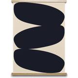 Beige - Papir Brugskunst Paper Collective Solid Shapes Plakat 30x40cm
