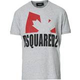 DSquared2 Viskose Tøj DSquared2 Leaf T-shirt - Grey Heather