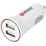 Skross Hvid Batterier & Opladere Skross Dual USB Car Charger