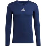 Adidas Træningstøj Toppe svedundertøj adidas Team Base Long Sleeve T-Shirt Men - Team Navy