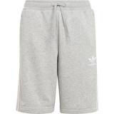 Drenge - Stribede Bukser adidas Junior Adicolor Shorts - Medium Grey Heather/White (H32343)