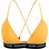 Orange - Polyamid Badetøj Calvin Klein Triangle Bikini Top - Sunrise Orange