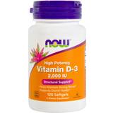 Now Foods D-vitaminer Vitaminer & Mineraler Now Foods Vitamin D-3 2000 IU 120 stk