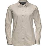 Jack Wolfskin Polyester Overdele Jack Wolfskin Lakeside Roll-Up Shirt Women - Dusty Grey