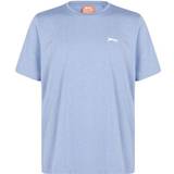 Slazenger Herre T-shirts Slazenger Plain T-shirt - Denim Marl