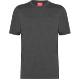 Slazenger Herre T-shirts Slazenger Plain T-shirt - Charcoal Marl