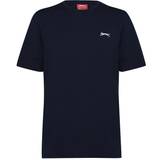 Slazenger Herre T-shirts Slazenger Plain T-shirt - Navy