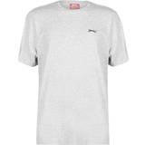 Slazenger Herre T-shirts Slazenger Plain T-shirt - Grey Marl