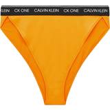 Orange - Polyamid Badetøj Calvin Klein High Waisted Bikini Bottom - Sunrise Orange