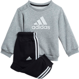 24-36M - Grå Tracksuits adidas Infant Badge of Sport Jogger Set - Medium Grey Heather/White (H28835)