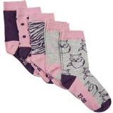 Babyer - Prikkede Børnetøj Minymo Socks 5-pack - Dusky Orchid (5079 660)
