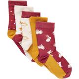 Babyer - Prikkede Undertøj Minymo Socks 5-pack - Roan Rouge (5079)