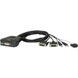 Sort - USB B Kabler StarTech 2USB A/DVI - 2USB A/DVI/USB B Adapter