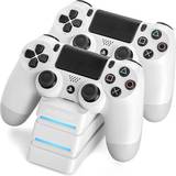 Snakebyte Dockingstation Snakebyte PS4 Twin Charge 4 Controller Charger - Black