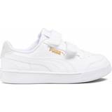 Sneakers Puma Kid's Shuffle PS - White/White/Gray/Gold