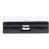 Sort smykkeskrin Windrose Merino Large Jewellery Box - Black