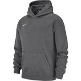 Piger Sweatshirts Nike Kid's Team Club 19 - Charcoal Heather/White (AJ1544-071)