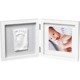 Brun Hånd- & Fodaftryk Baby Art Wooden Collection Double-sided Frame