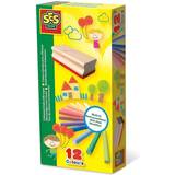 Vandfarver & Fingermaling SES Creative Colorful Chalk with Sponge 00208