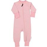 Babyer Nattøj Geggamoja Two Way Zip-pyjamas - Classic Pink/White (115144)