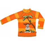 Piger - Pippi Langstrømpe Badetøj Swimpy Pippi Longstocking UV Sweater - Orange (TSW54-1-1G)
