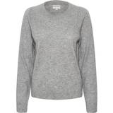 Part Two Grå Sweatere Part Two Evina Cashmere Pullover - Grey Melange