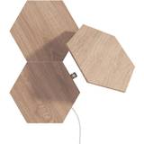 Brun Væglamper Nanoleaf Wood Expansion 3-pack Vægplafond 21cm 3stk