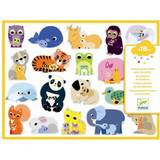 Pandaer Klistermærker Djeco Stickers Mothers & Child