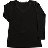 40 - Uld Sweatere Joha Kate Long Sleeved Blouse - Black