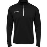 Hummel Herre Sweatere Hummel Authentic Half Zip Sweatshirt - Black/White