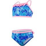 Speedo Bikinier Speedo Disney Frozen Allover 2-piece Swimsuit - Beautiful Blue/Turquoise/Pink Splash (807971C783)