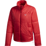 32 - Dame - Rød Overtøj adidas Short Puffer Jacket - Scarlet