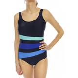 54 - Polyamid Badetøj Wiki Bianca Classic Swimsuit - Navy/Blue