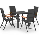 vidaXL 3060071 Havemøbelsæt, 1 borde inkl. 4 stole