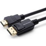 DisplayPort - PVC Kabler MicroConnect Displayport-HDMI 1.2 5m