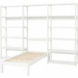 Hvid Barrnesenge HoppeKids Storey Shelf System with Juniorbed 168x252cm