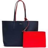 Blå - Lærred Håndtasker Lacoste Anna Reversible Bicolour Tote Bag - Marine Rouge