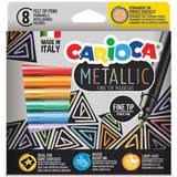 Hobbyartikler CARIOCA Metallic Fin Tip Markers 8-pack