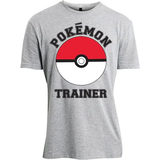 Piger - Pokemon Børnetøj Pokémon Trainer T-shirt - Grey (BW155)